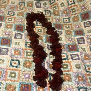 Dark red/maroon scarf